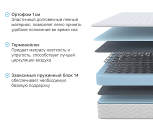 Матрас Орматек Спринг кокос 140*200